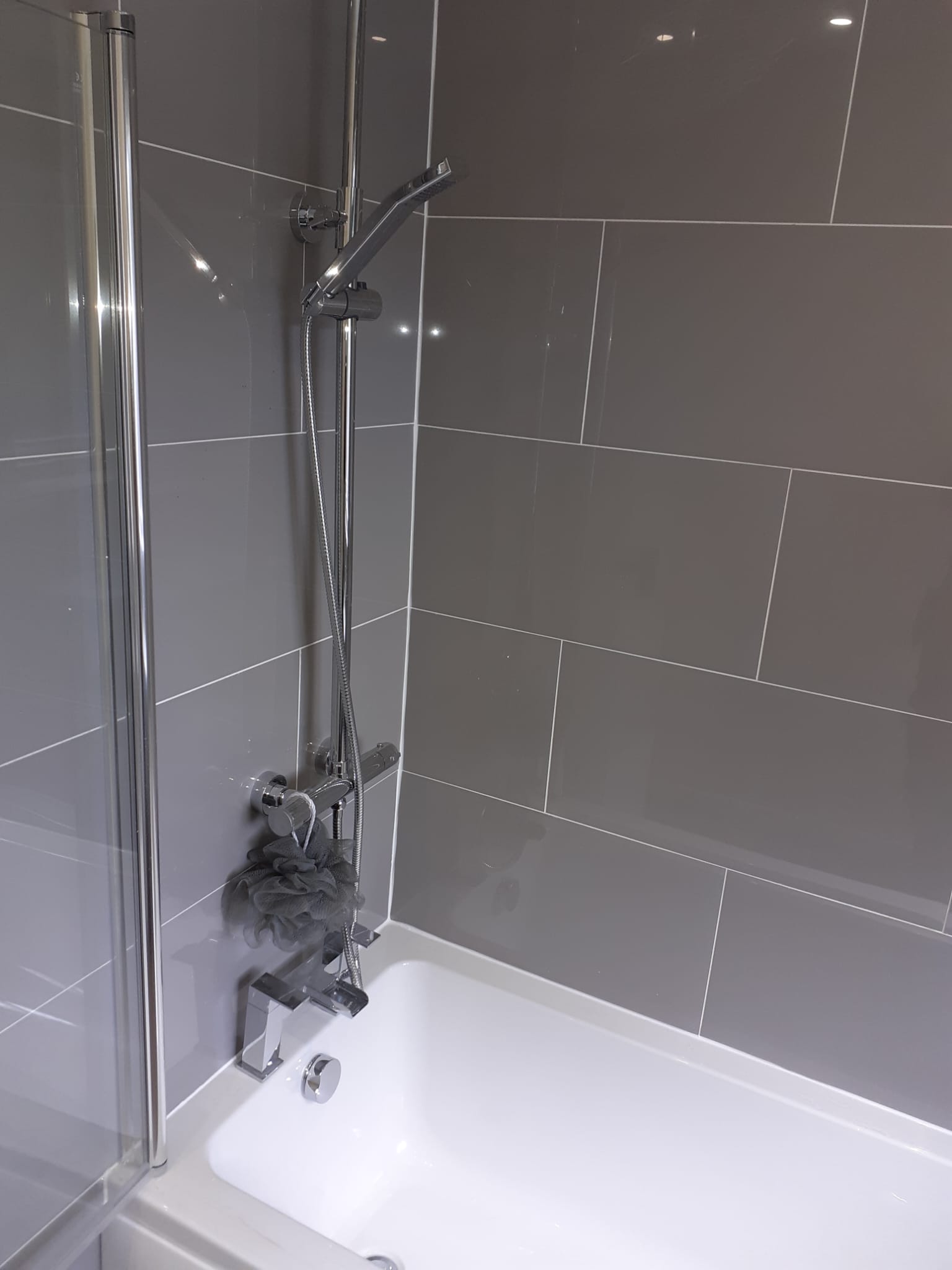 Modern bathroom renovation